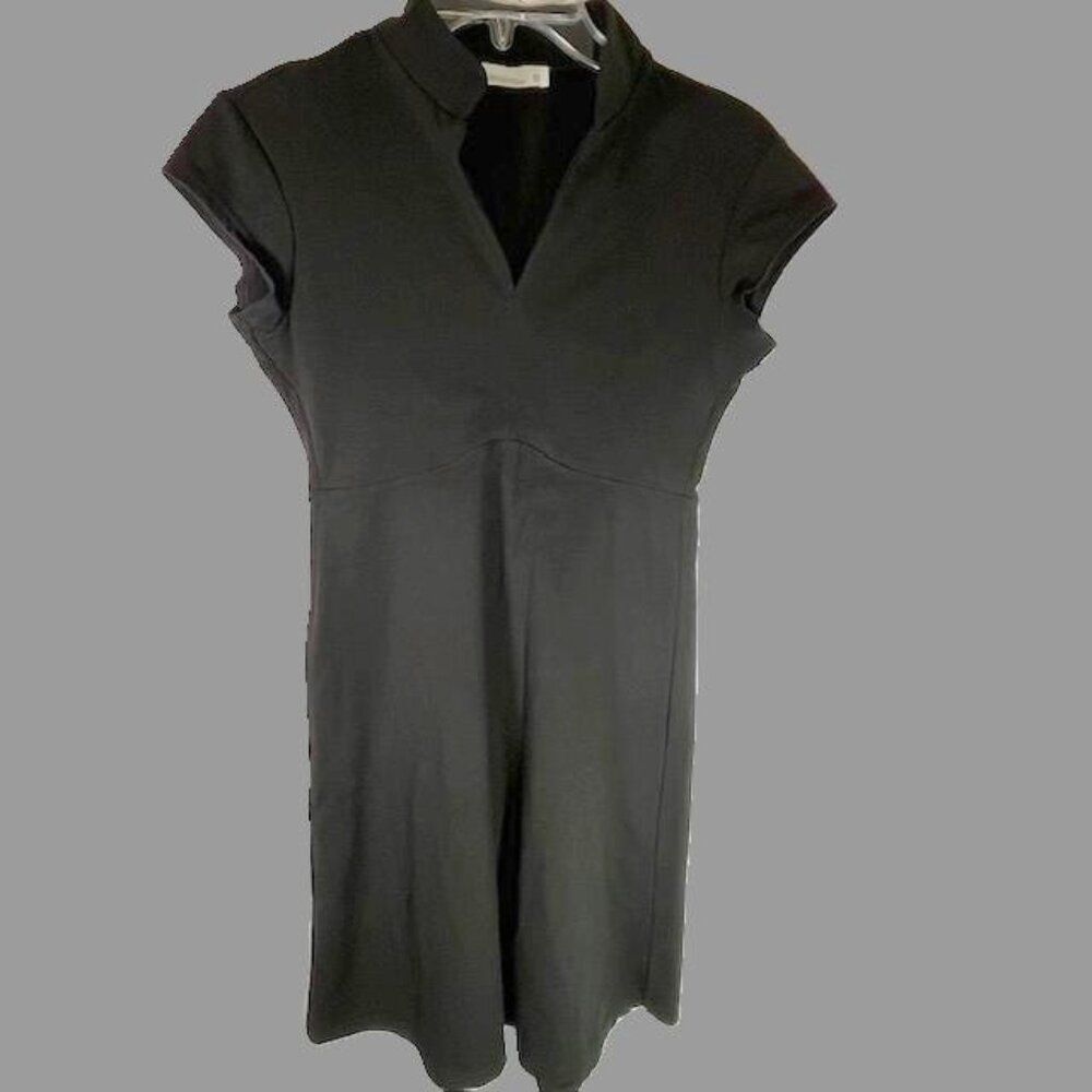 Fig Black Cap Sleeve Pullover Dress- Size XS
